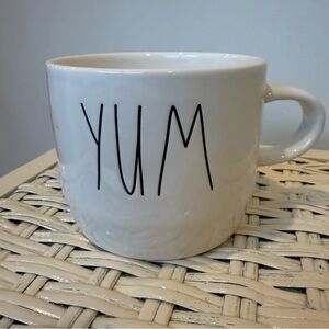 Rae Dunn “YUM” Farmhouse Beveled Base Mug
